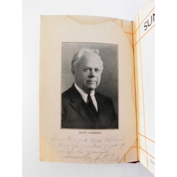 The Sunny Side of Life by Scott Anderson SIGNED Vintage 1935 Hardcover 572/1000 - Picture 4 of 7